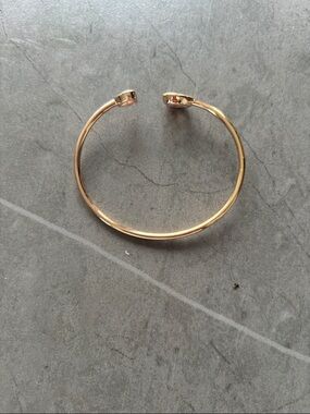 Gold Open Cuff Bracelet - Women Jewelry